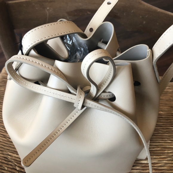SOLD - NWT Mansur Gavriel Mini Bucket Bag in Sand - Picture 3 of 8